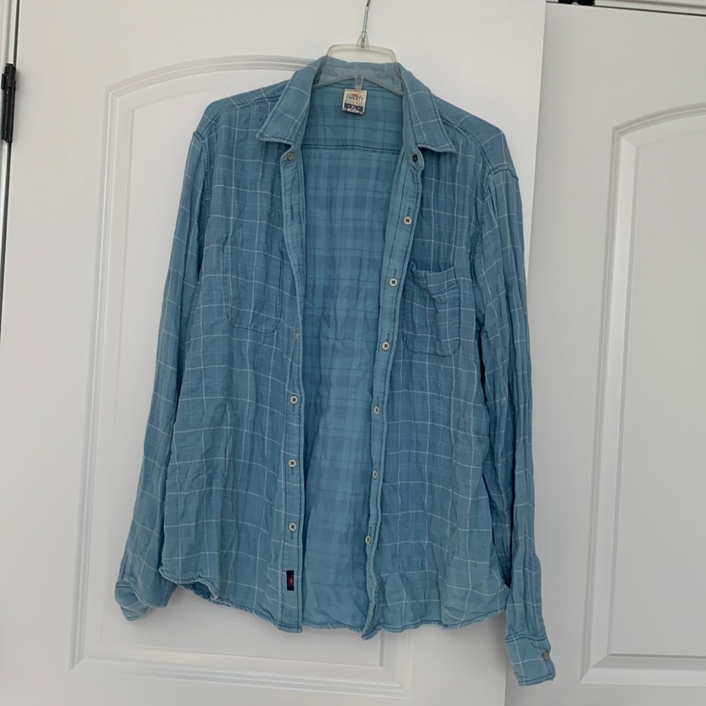 Faherty reversible cotton shirt - size XL
